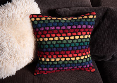 Stash-buster cushion © Suzie Blackman